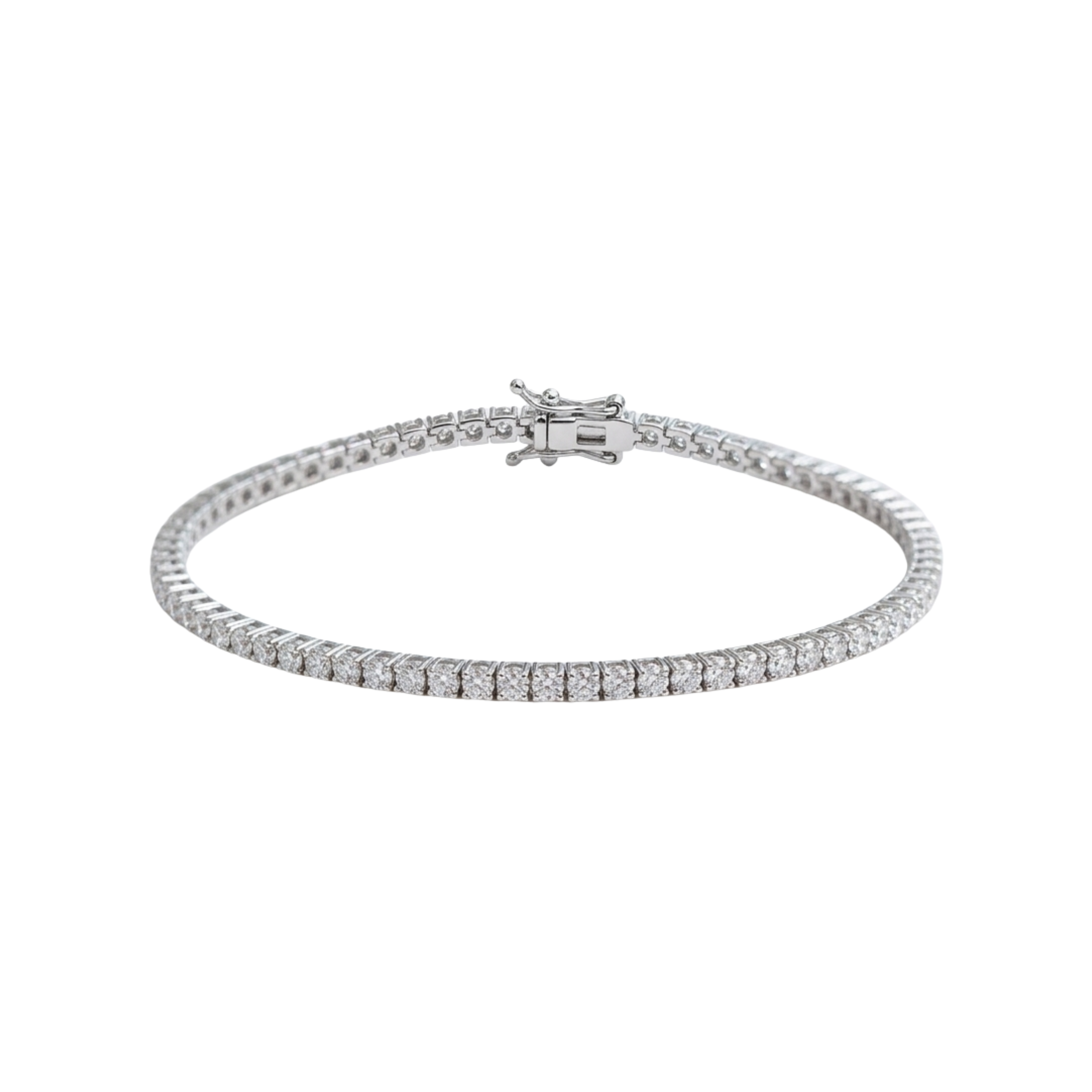 Tennis Bracelet - White Gold 2 ct