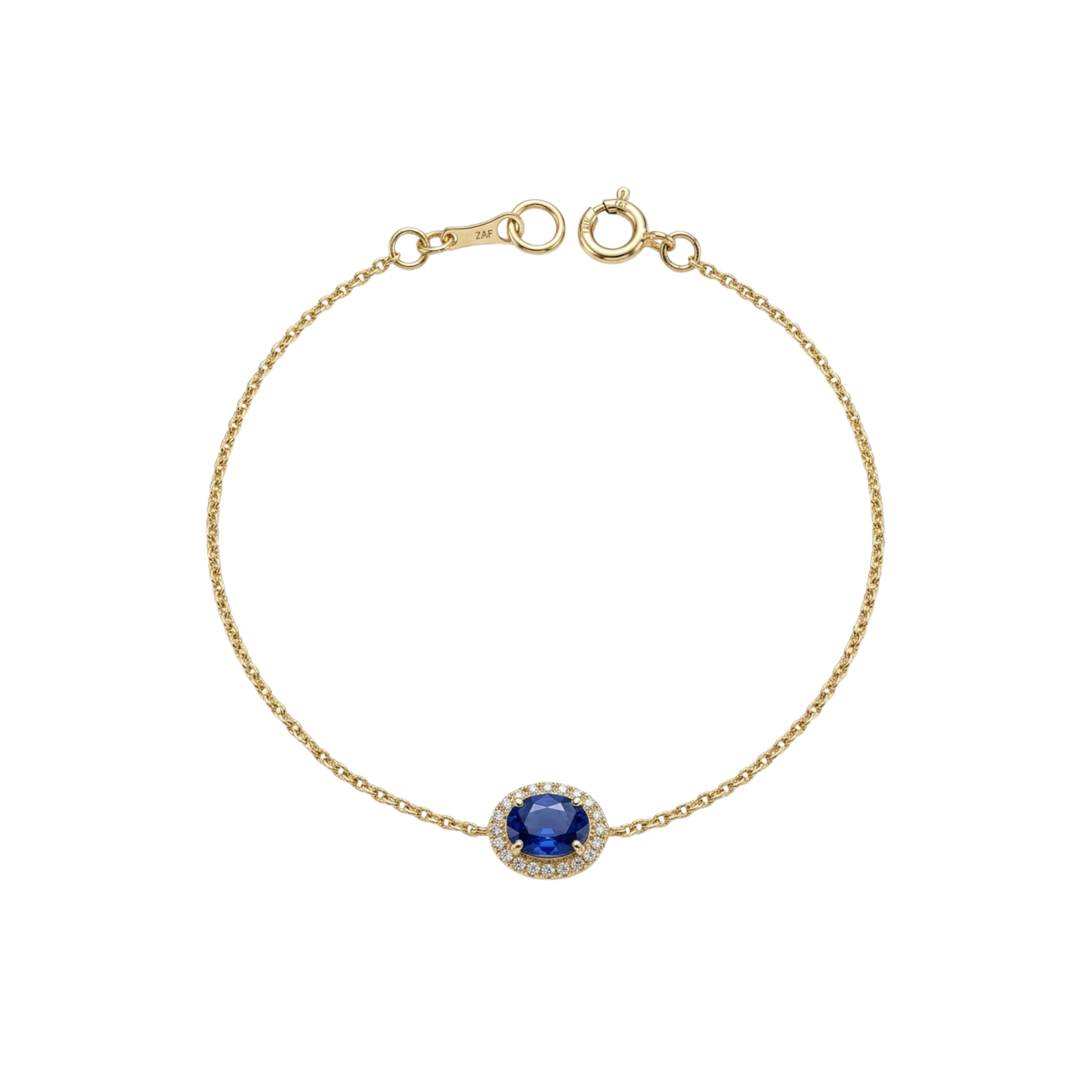Round Sapphire Bracelet