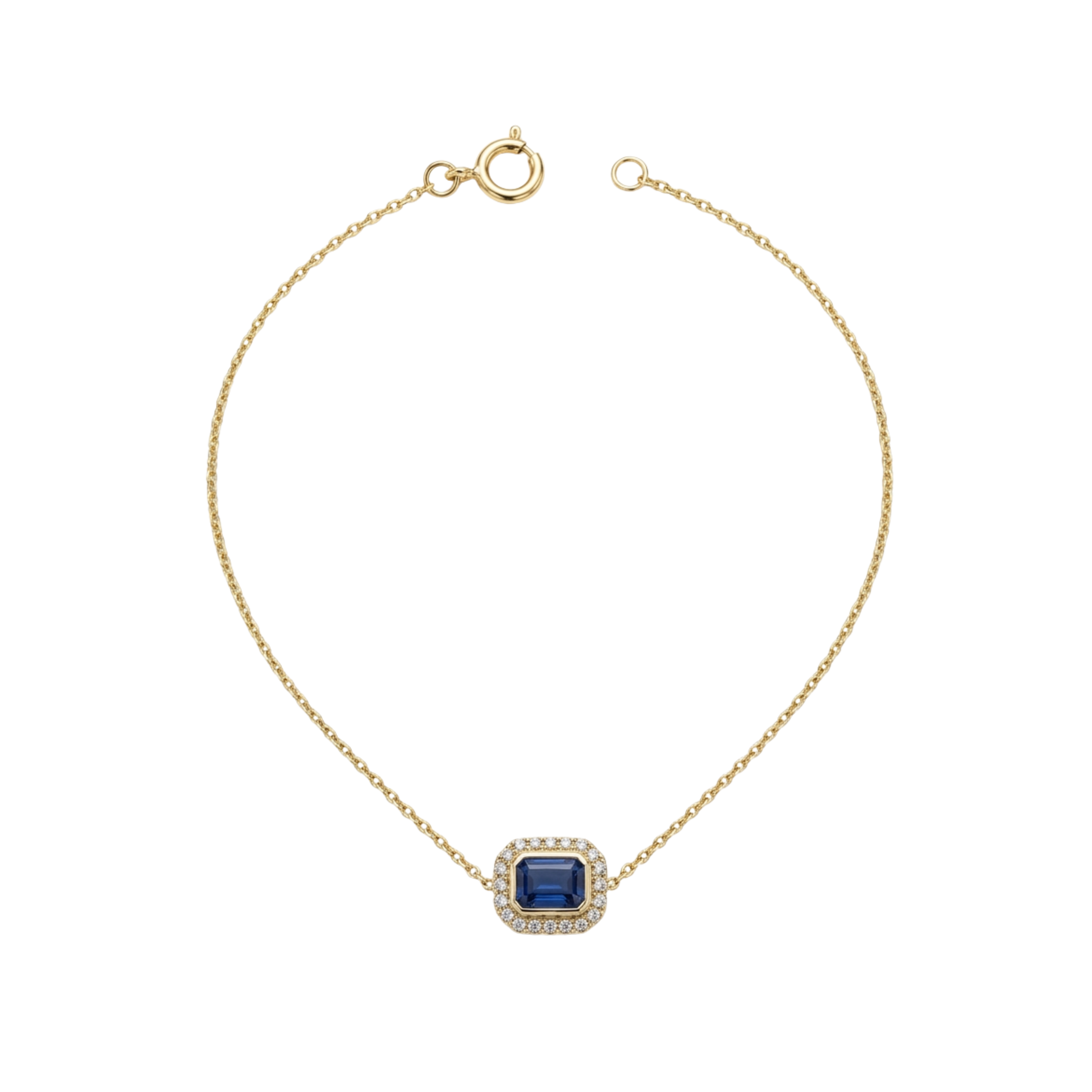 Squared Sapphire Bracelet