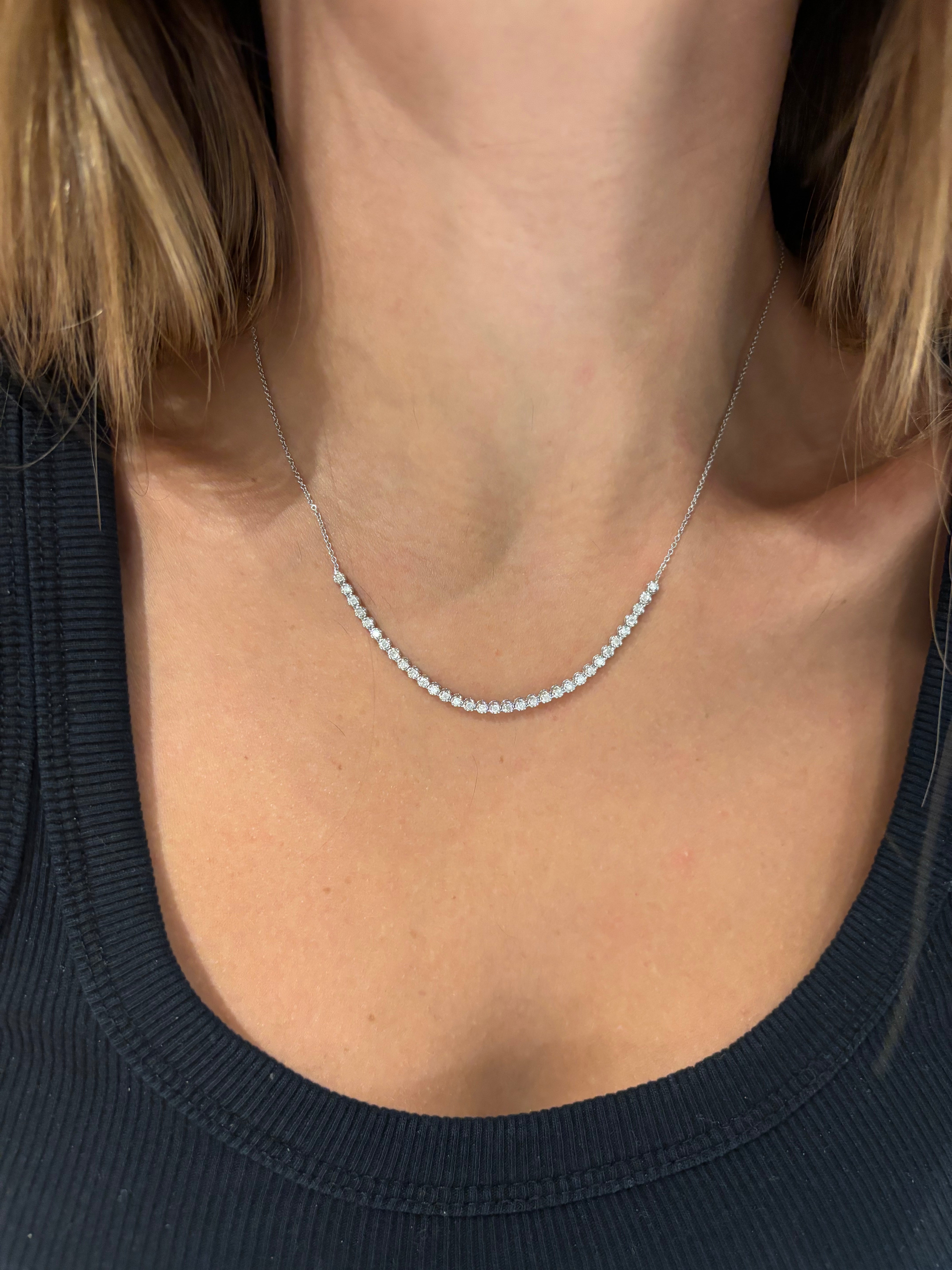 Tennis Necklace .55 cts