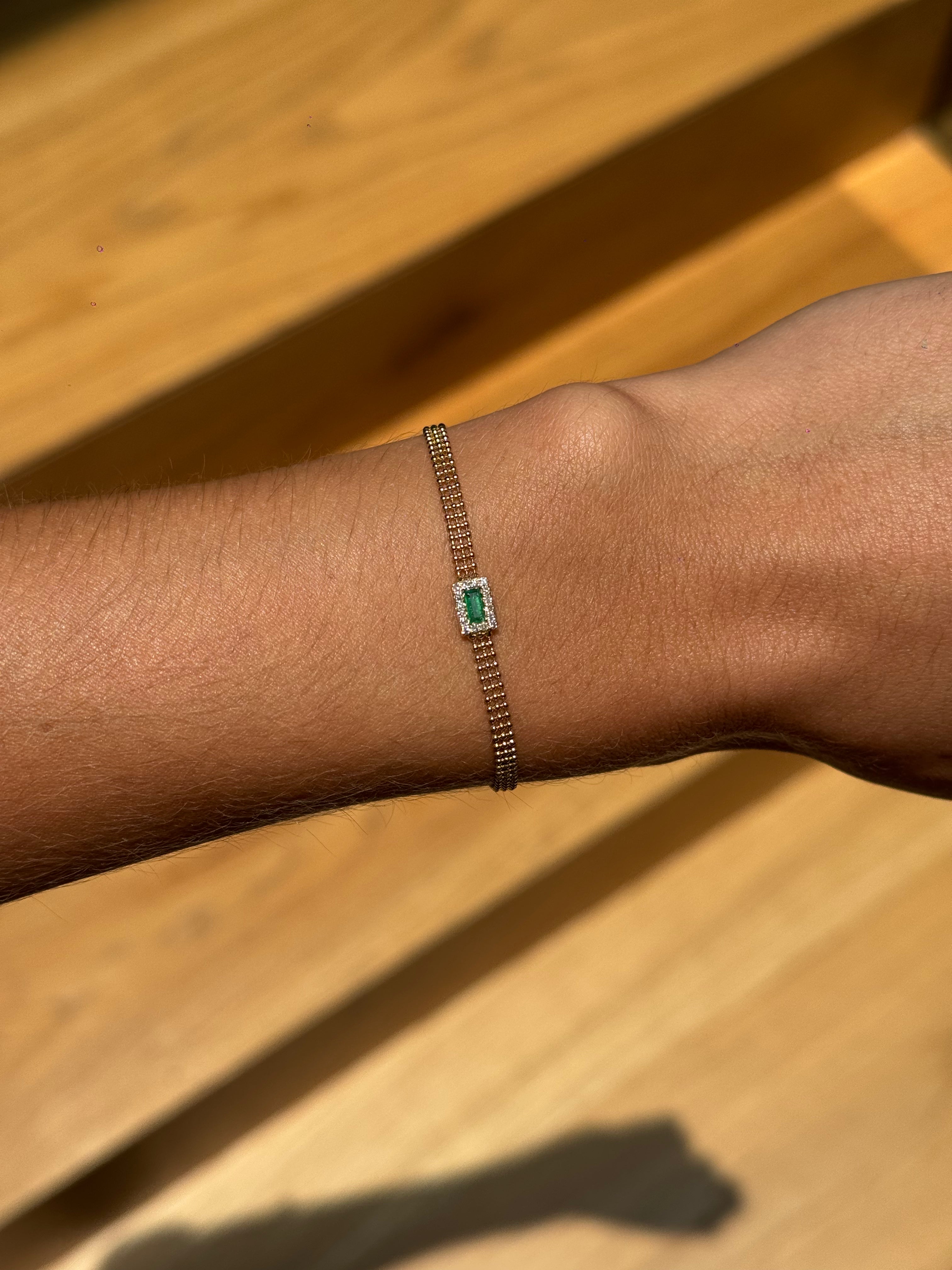 Regina Emerald Bracelet