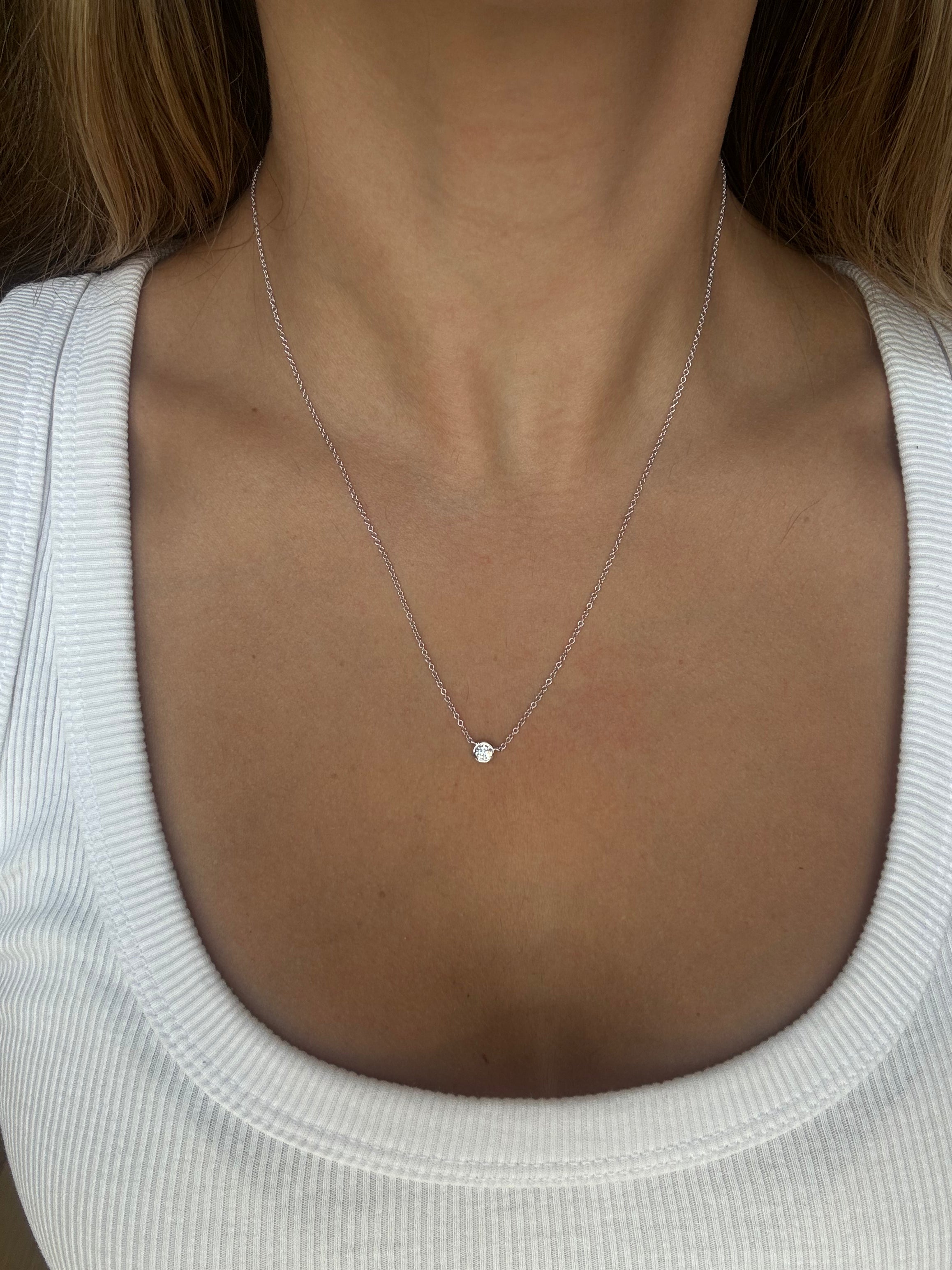 Solitaire Natural Diamond .12 cts