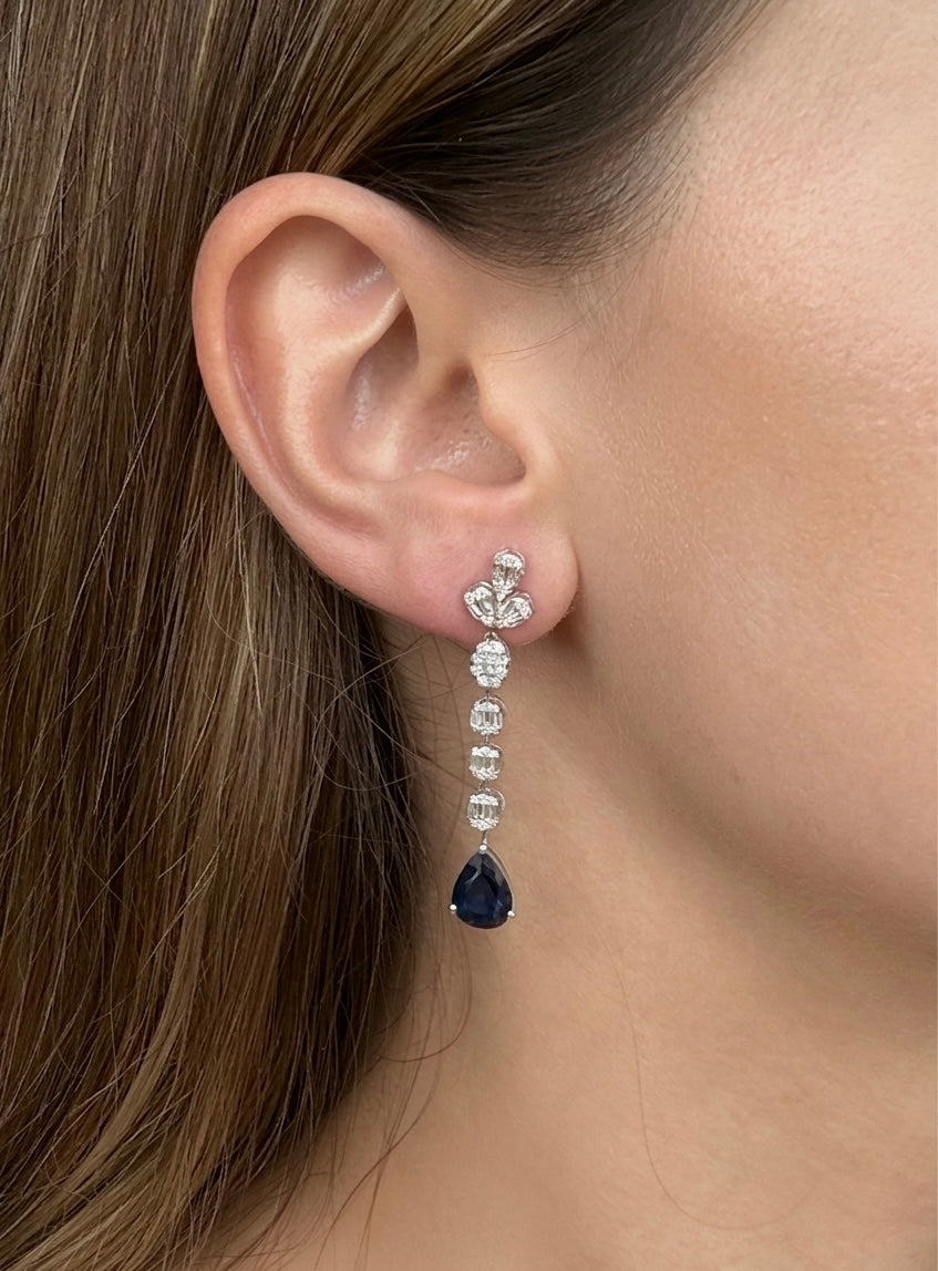 Long Diana Earrings