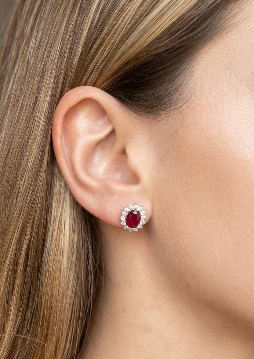Ruby Earrings