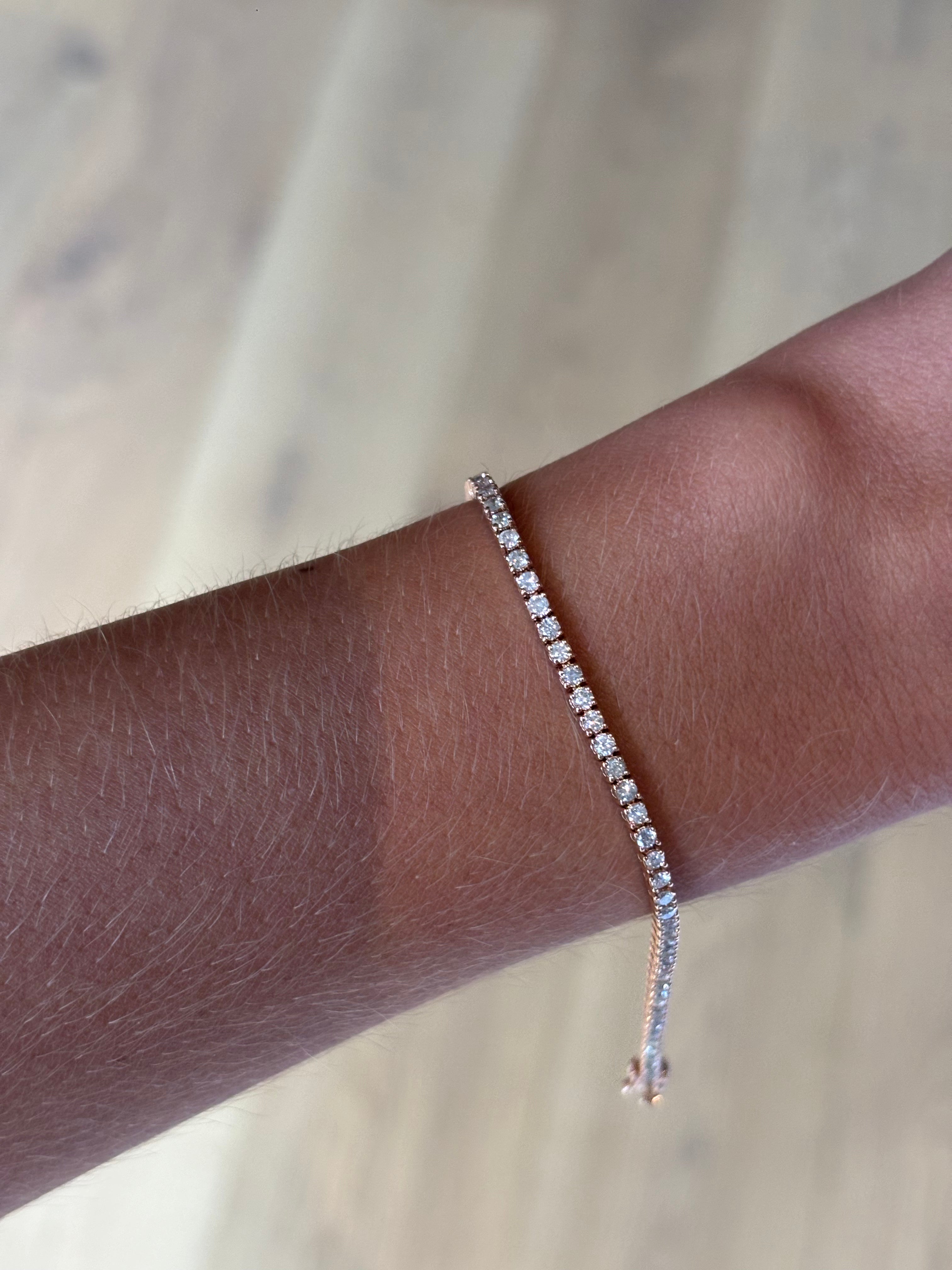 Tennis Bracelet 2 cts RG