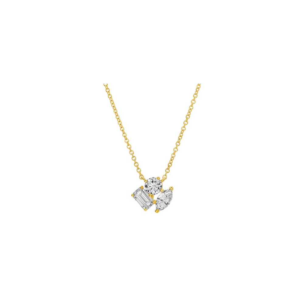 Shaped Lab Diamond Necklace