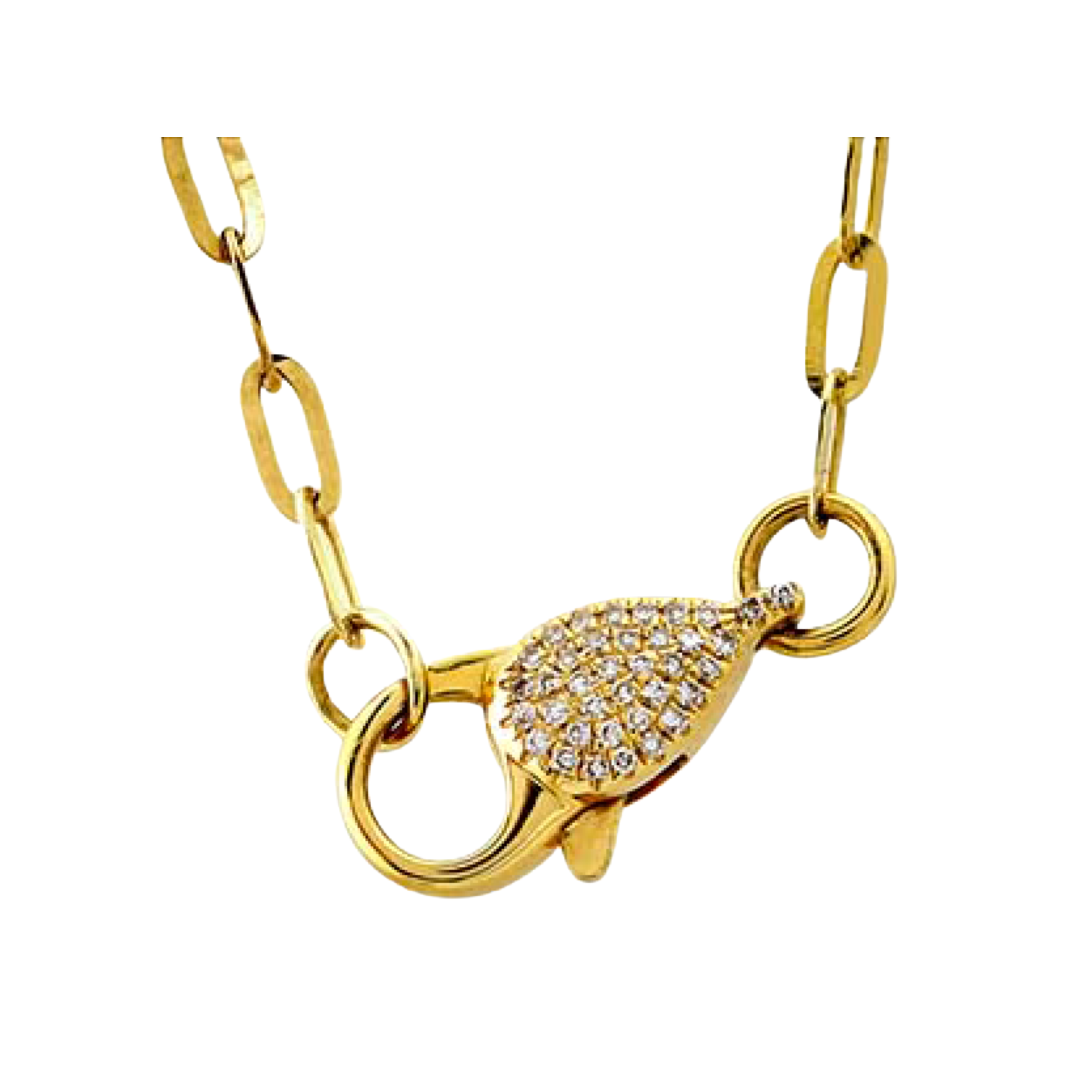 Paperclip chain with lock