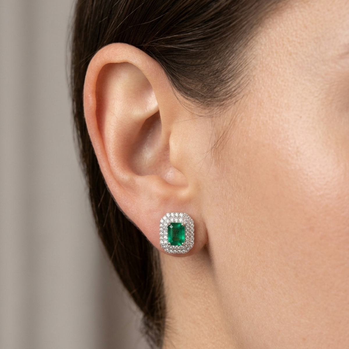 Paulina Emerald Earrings