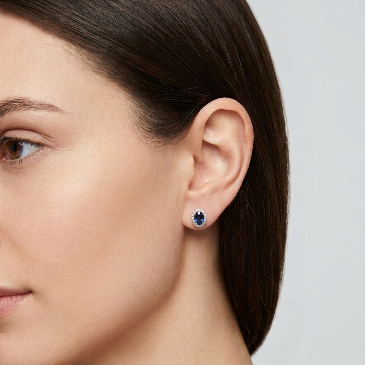Mini Sapphire Earrings