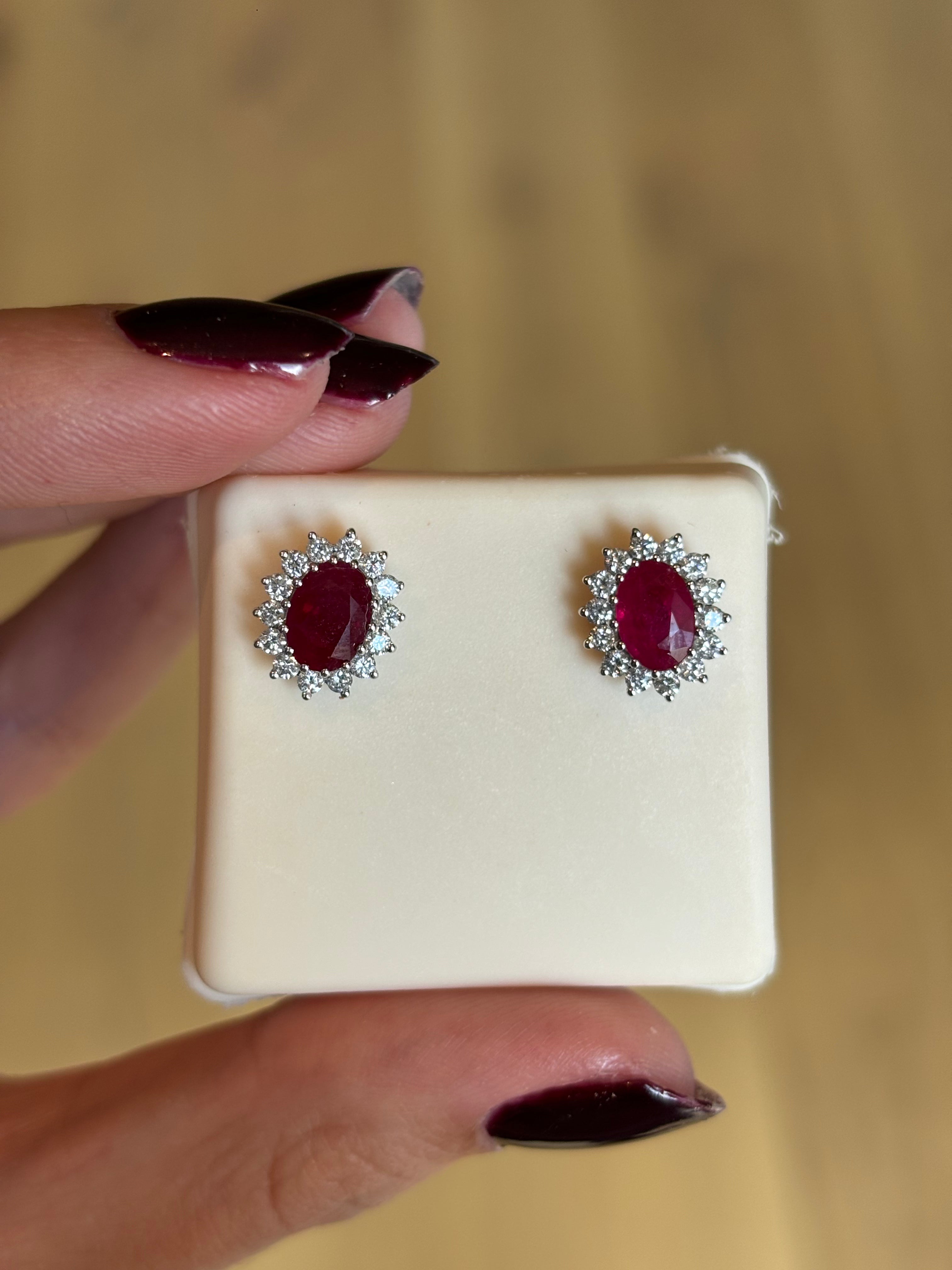 Ruby Earrings