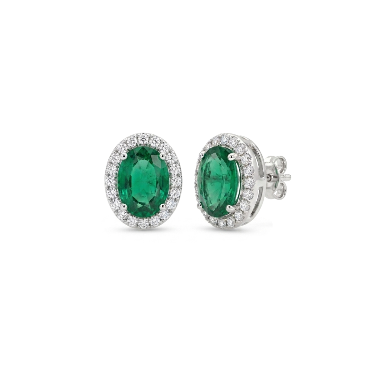 Mini Emerald Earrings